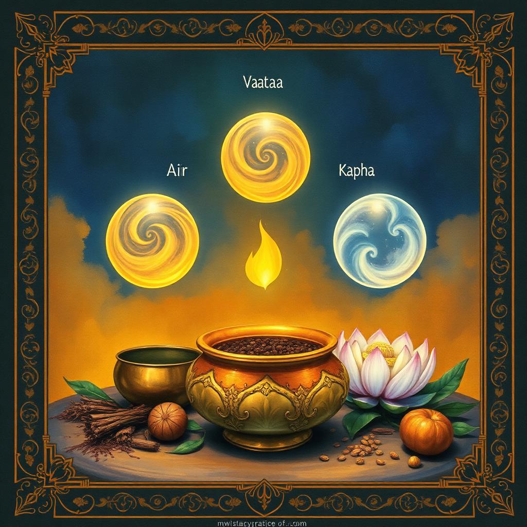 Ayurveda oracle card