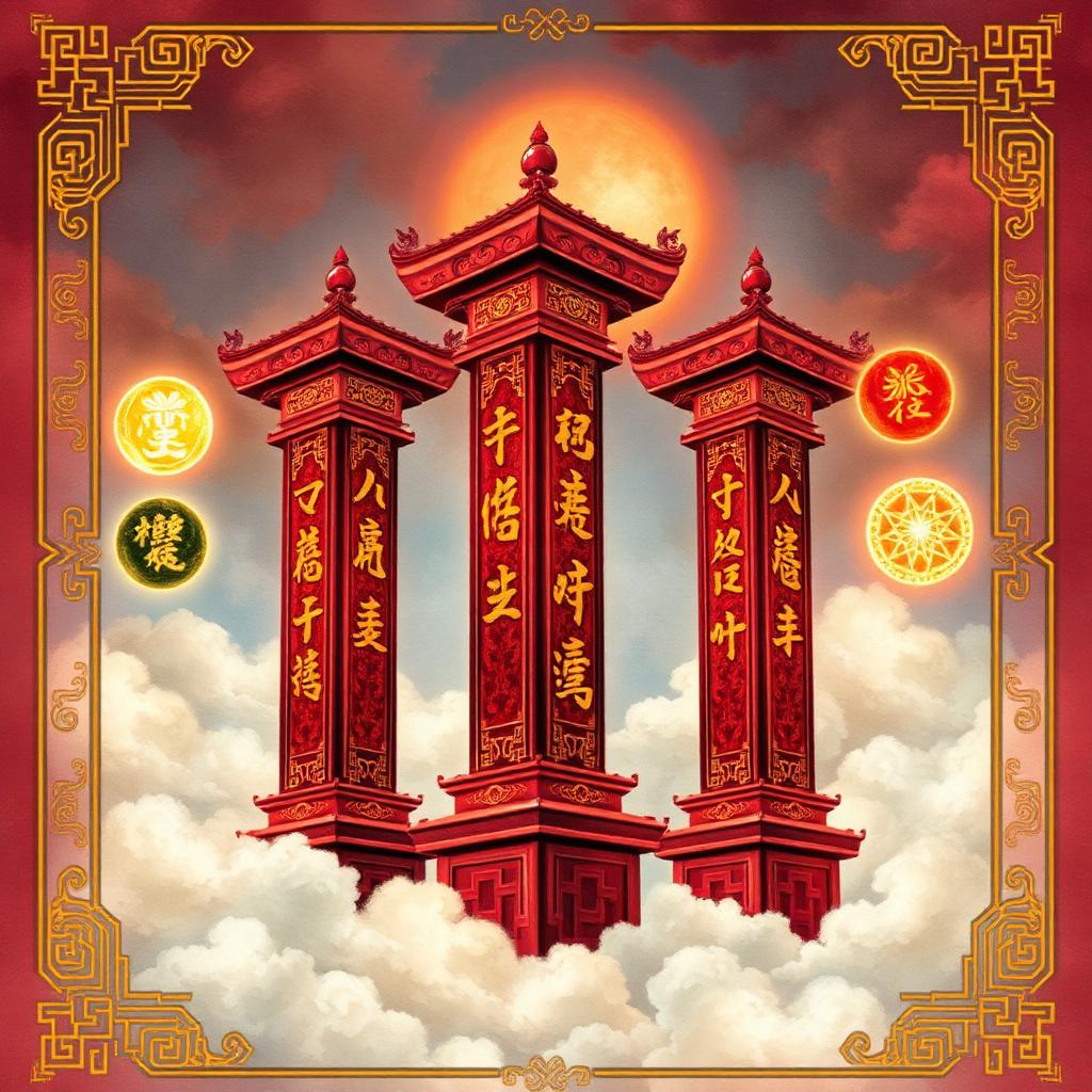 BaZi (Chinese Four Pillars) oracle card