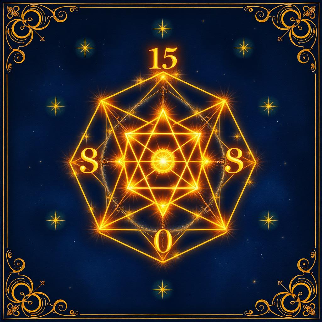 Numerology (Pythagorean) oracle card