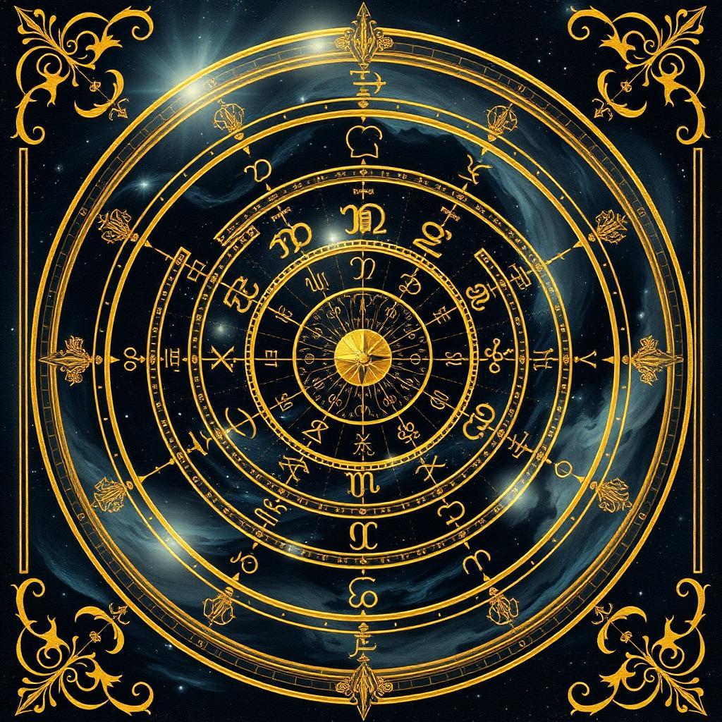Western Astrology oracle card